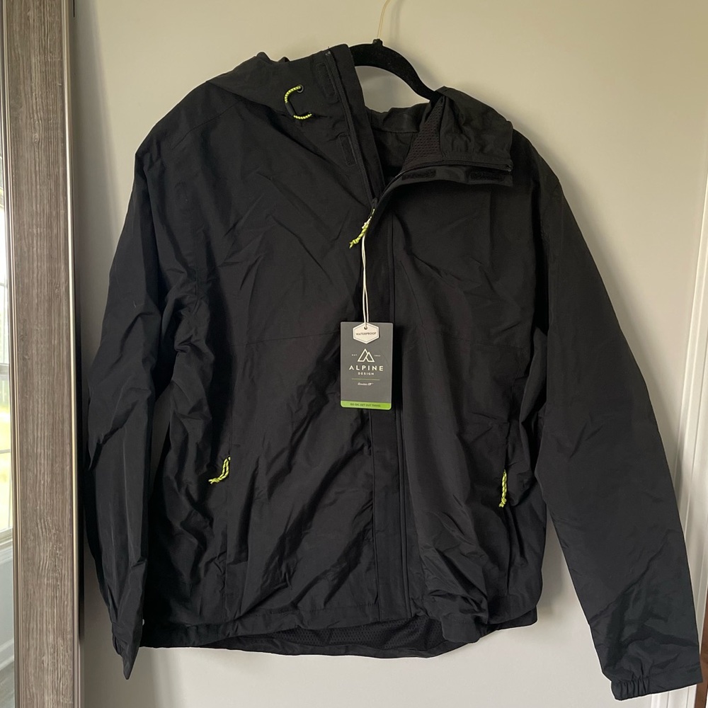 NWT ALPINE men’s waterproof jacket